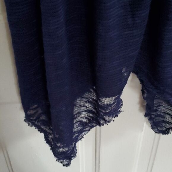 Altar'd State Navy Trapeze Hem Layered Dress - Picture 4 of 8